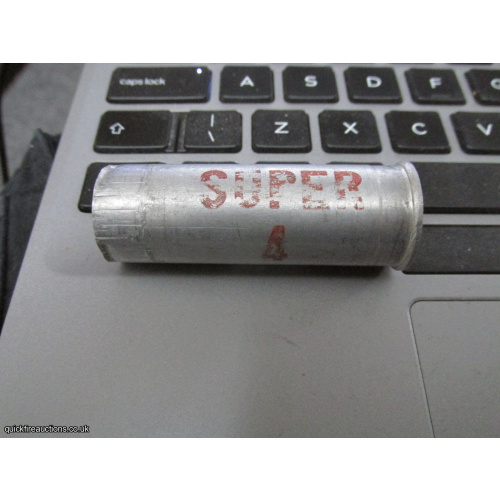 12G  METAL SUPER SUPER EMPTY  FIRED CASE