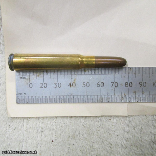 1 X KYNOCH 7.9 mm SOLID COPPER BULLET INERT