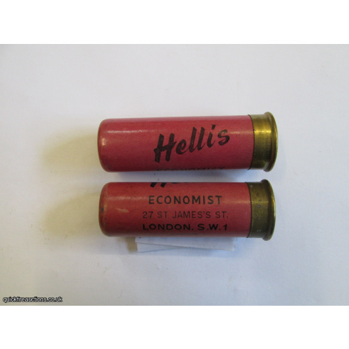 12G R.T.O. HELLIS ECONOMIST 27 ST JAMES ST CARTRIDGE  [INERT]