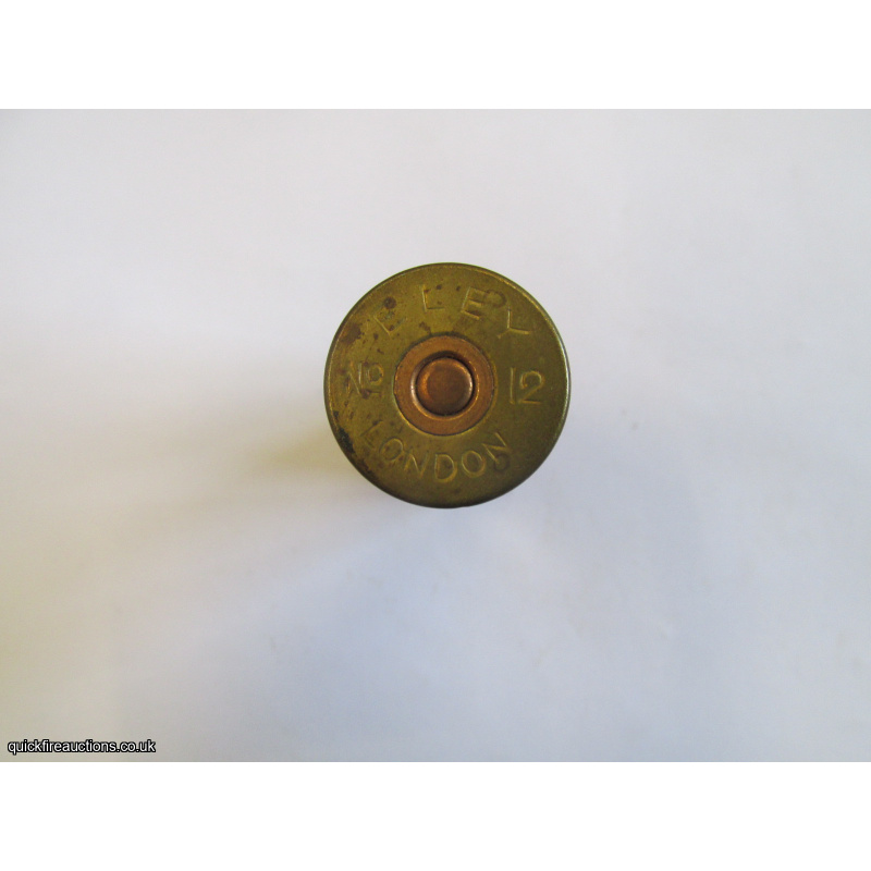 12G R.T.O. ELEY SMOKELESS LONDON CARTRIDGE  [INERT]