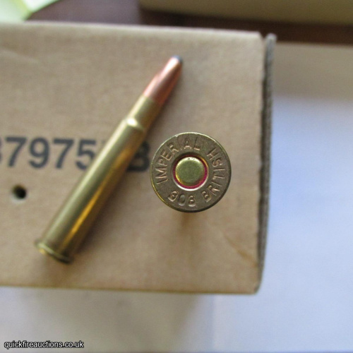 1 X 303 BRITISH IMPERIAL COPPER LEAD TIP BULLET INERT
