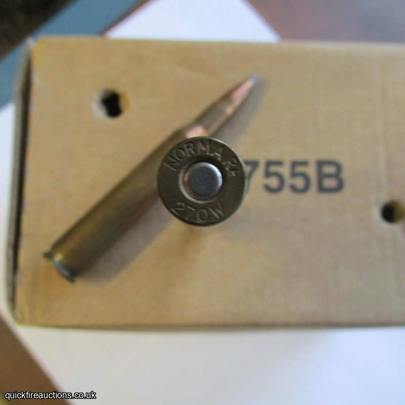 1 X 270W NORMA Re COPPER LEAD TIP BULLET INERT