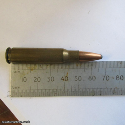 1 X  F C  308 WIN COPPER LEAD TIP BULLET INERT
