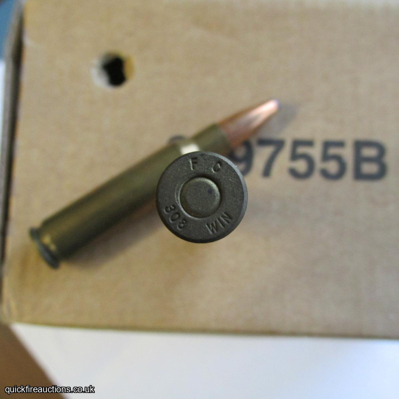 1 X  F C  308 WIN COPPER LEAD TIP BULLET INERT