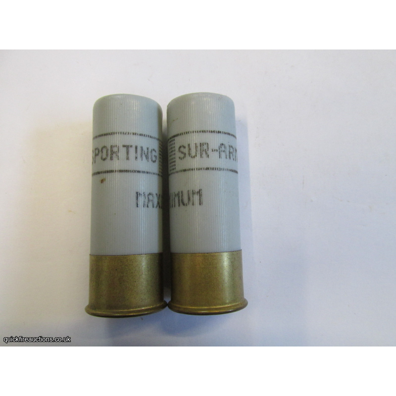 12G SPORTING SUR-ARMES MAXIMUM CARTRIDGE [INERT]