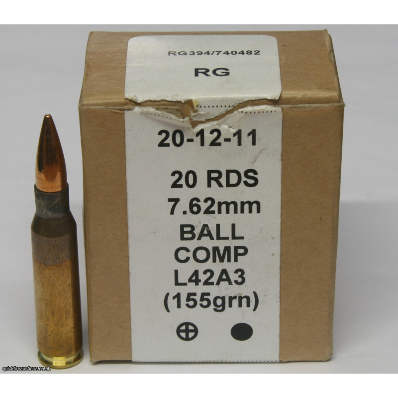 L42A3 7.62mm NATO Rounds AIAW Accuracy International Sniper L129A1