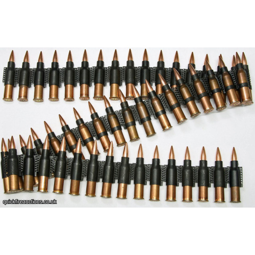 Vickers Maxim 1910 PKM 7.62x54mm Machinegun Bullet Belt