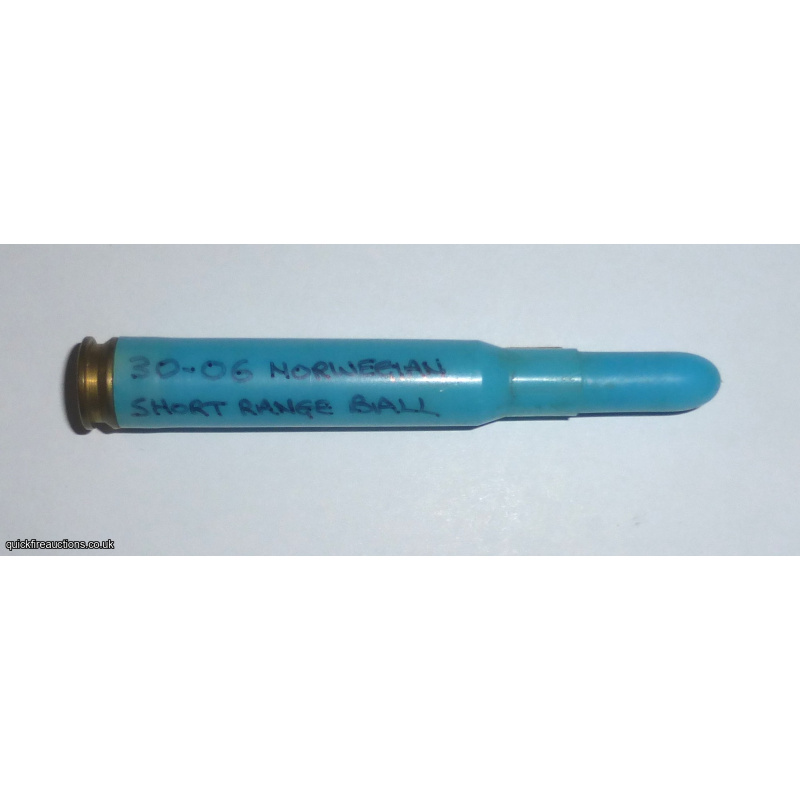 ONE INERT  30-06  NORWEGIAN SHORT RANGE BALL