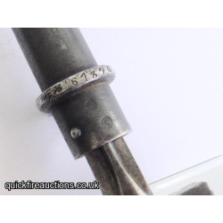 French Lebel M1886/15 Cruciform 'epee' Bayonet