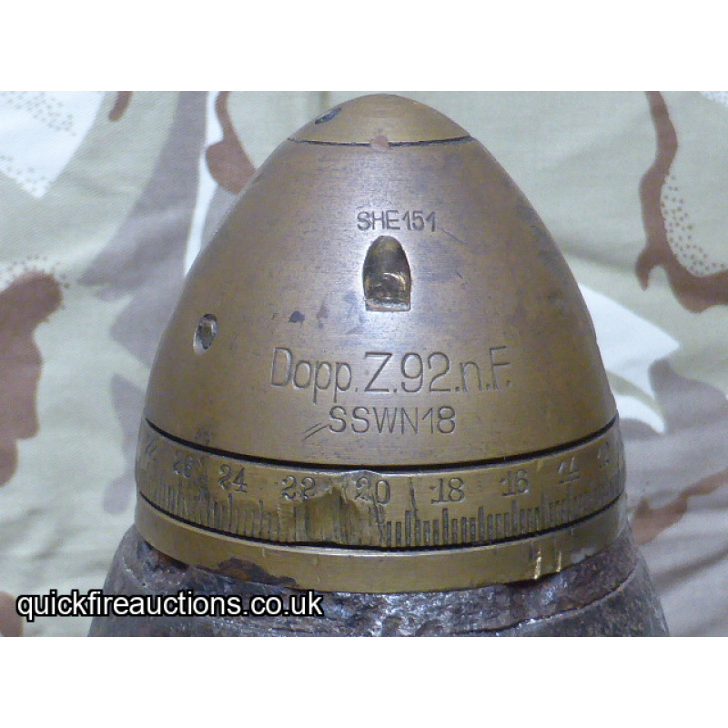 WW1 German 10.5cm HE Round for 10cm Field Guns, K04/14/17