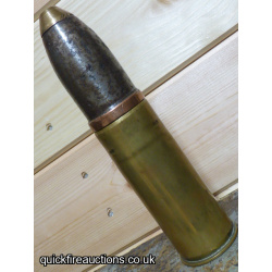 WW1 German 3.7cm Sockelflak HE Round