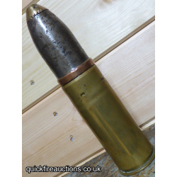 WW1 German 3.7cm Sockelflak HE Round