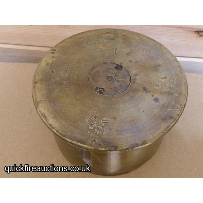 WW1 British MkI 4.5in Howitzer Case