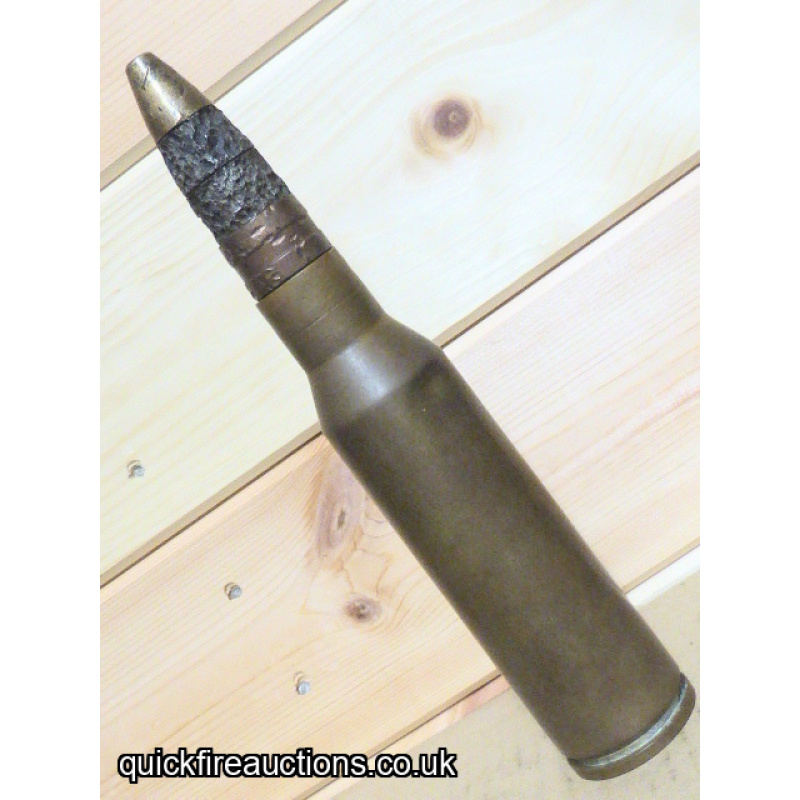 WW2 French 25mm Hotchkiss AA Gun HE Round