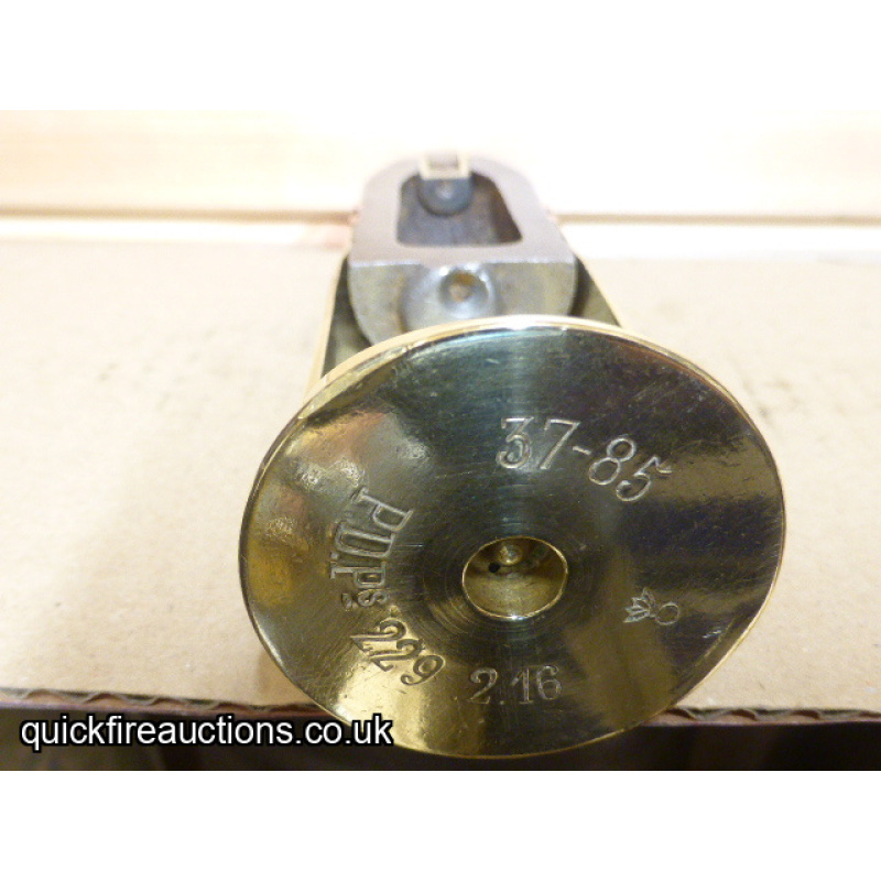 Sectioned WW1 French 37mm/1Pdr Hotchkiss HE Round