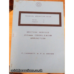 Technical Information Guide - British Service 20mm Oerlikon Ammunition