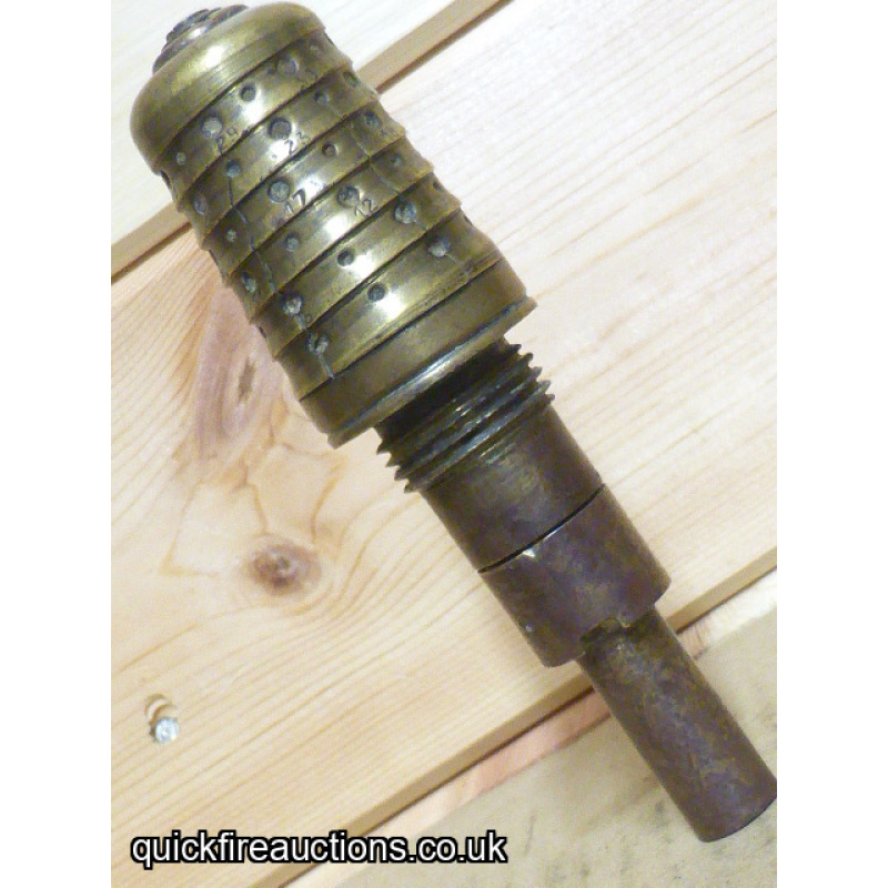 WW1 French Time and Percussion Nose Fuze, '24/31mm Mle.1916 Fuse-Detonator A'