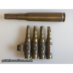 4x '7.62 NATO' Blanks in Link with 50cal Blank