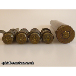 4x '7.62 NATO' Blanks in Link with 50cal Blank