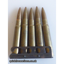 Five .303in Ball Rounds in Charger 