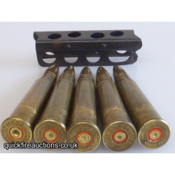 Five .303in Ball Rounds in Charger 