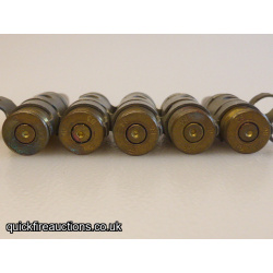5x 7.62mm NATO Ball Rounds in Link