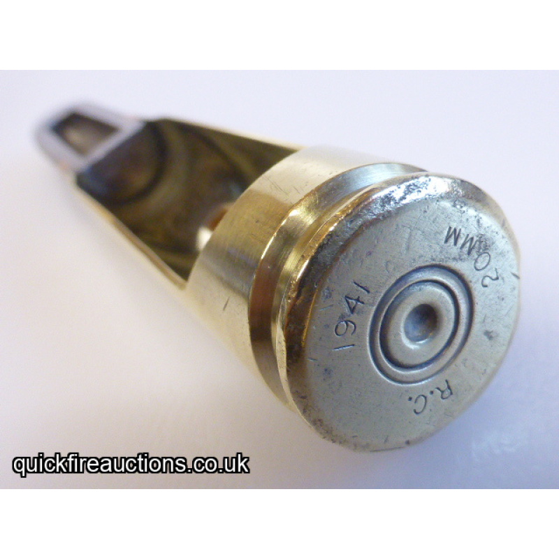  Sectioned WW2 British 20mm Hispano Ball Round