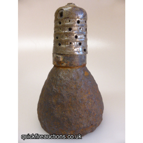 Relic WW1 French Time & Percussion Nose Fuze, '24/31mm Mle 1916'
