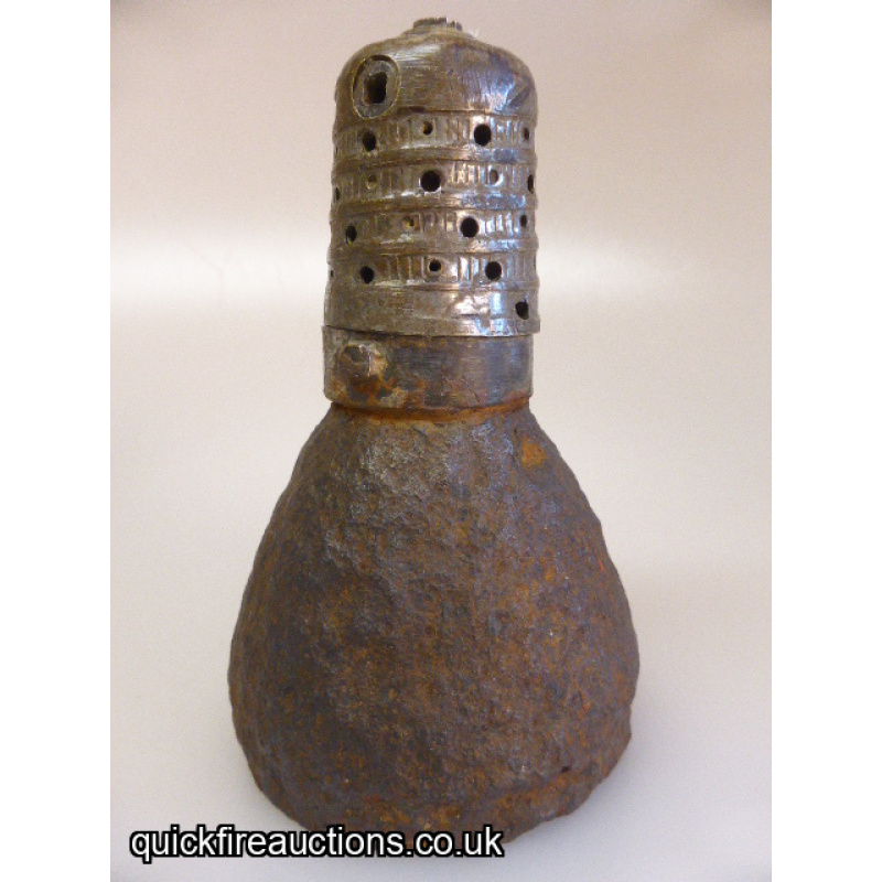 Relic WW1 French Time & Percussion Nose Fuze, '24/31mm Mle 1916'
