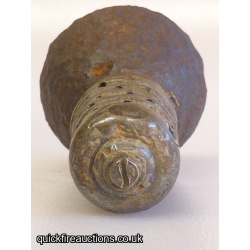 Relic WW1 French Time & Percussion Nose Fuze, '24/31mm Mle 1916'