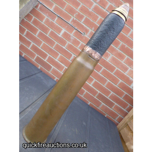 WW1 British 3in 20cwt AA Gun, Shrapnel Round (Fired)