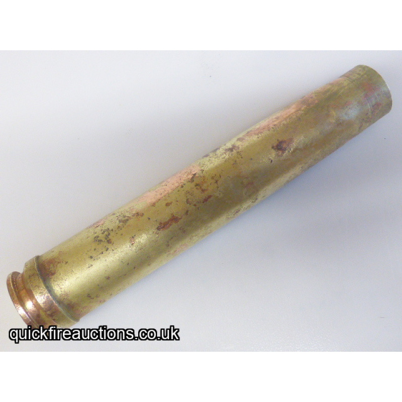 Spanish Civil War, German 3,7cm Flak18 Brass Case 