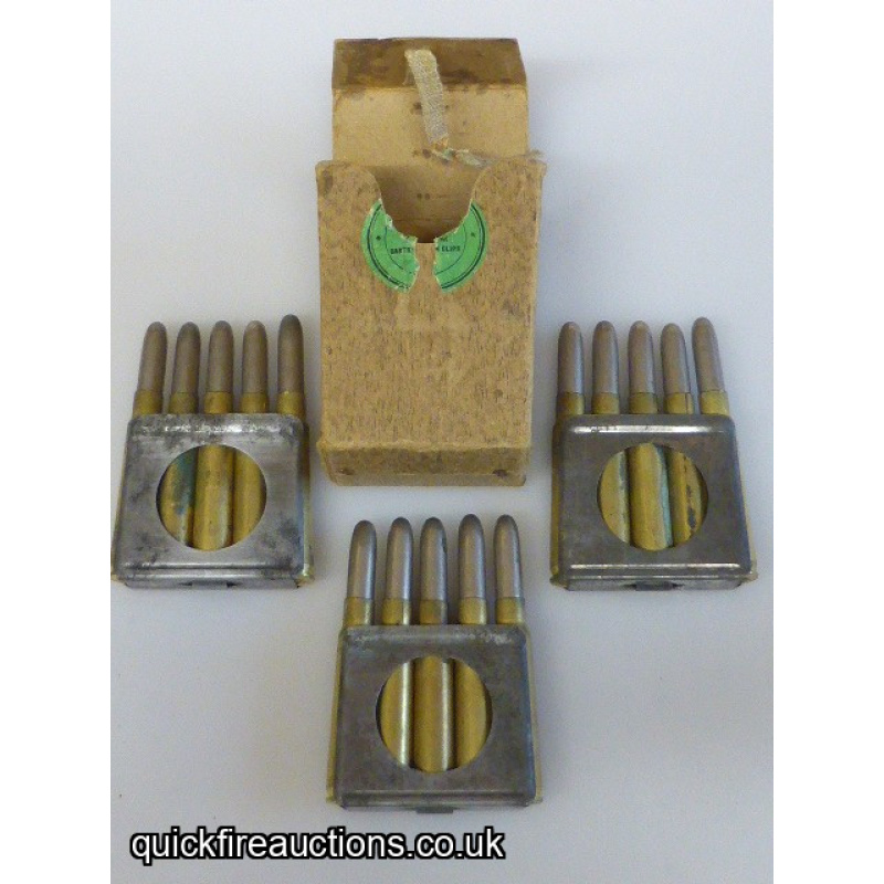 Box 15 Rounds 7.92mm M/88 Ball in Clips