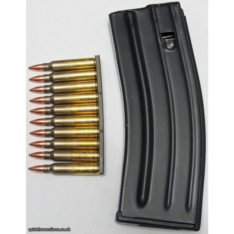RG SA80 HK416 30rd Magazine & Inert 5.56mm Bullets M16 AR15 M4