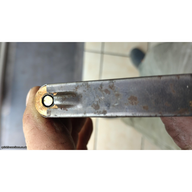 Inert WWII 8 x 56R Steyr rounds in Waff Clip