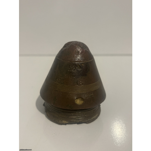 Fired number 102 fuze 