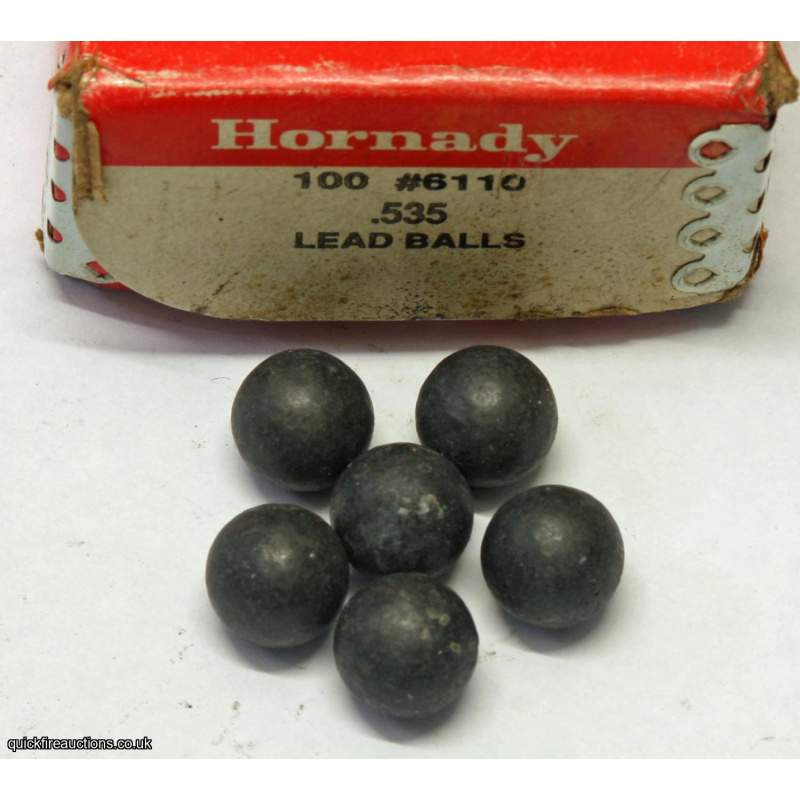 54 Cal Muzzle Loading Rifle Musket Balls .535