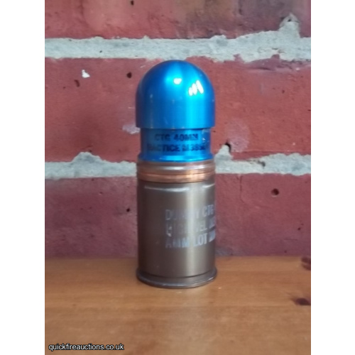 40mm M385 E4  Practice rifle grenade